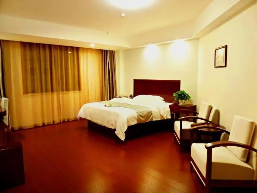 Bed in GreenTree Inn JinDeZhen People Square Taoxichuan Wenchuang Street