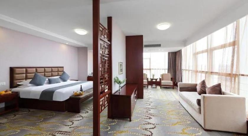 Bed in GreenTree Inn JinDeZhen People Square Taoxichuan Wenchuang Street