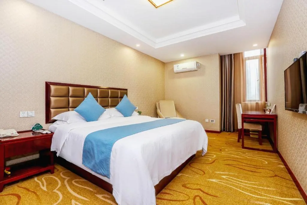 Bed in GreenTree Inn JinDeZhen People Square Taoxichuan Wenchuang Street
