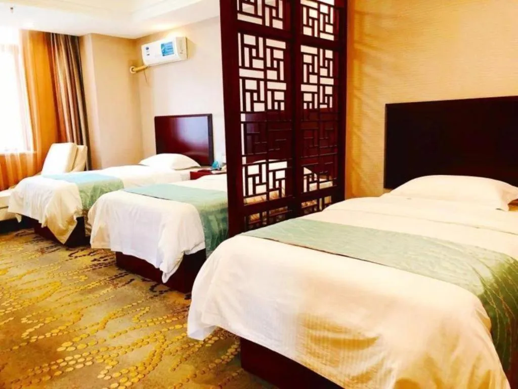 Bed in GreenTree Inn JinDeZhen People Square Taoxichuan Wenchuang Street