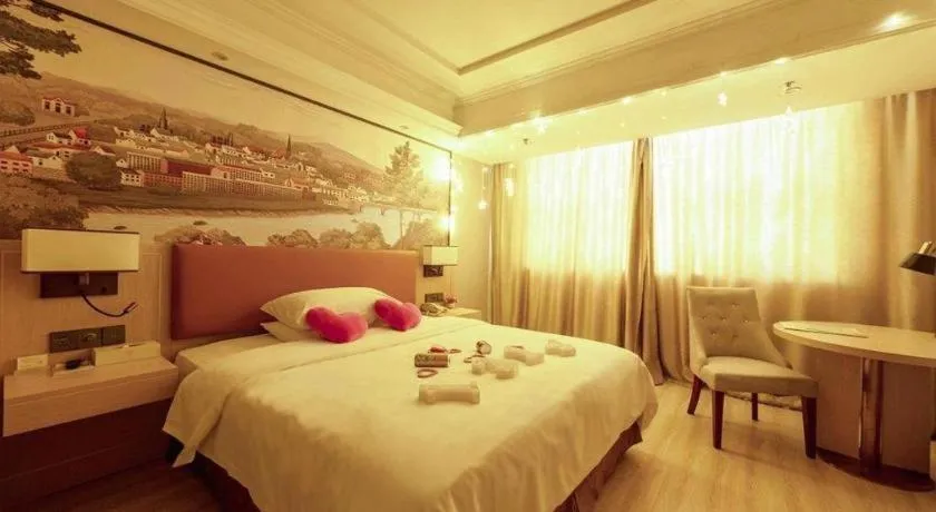 Bed in Vienna Hotel Jiangsu Danyang Railway Station