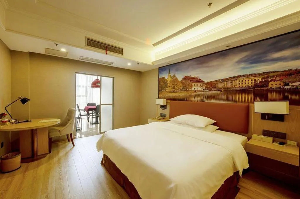 Bed in Vienna Hotel Jiangsu Danyang Railway Station