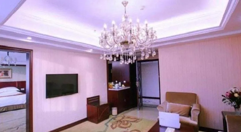 Bed in Vienna Hotel Yangzhou Outlets Plaza He Garden