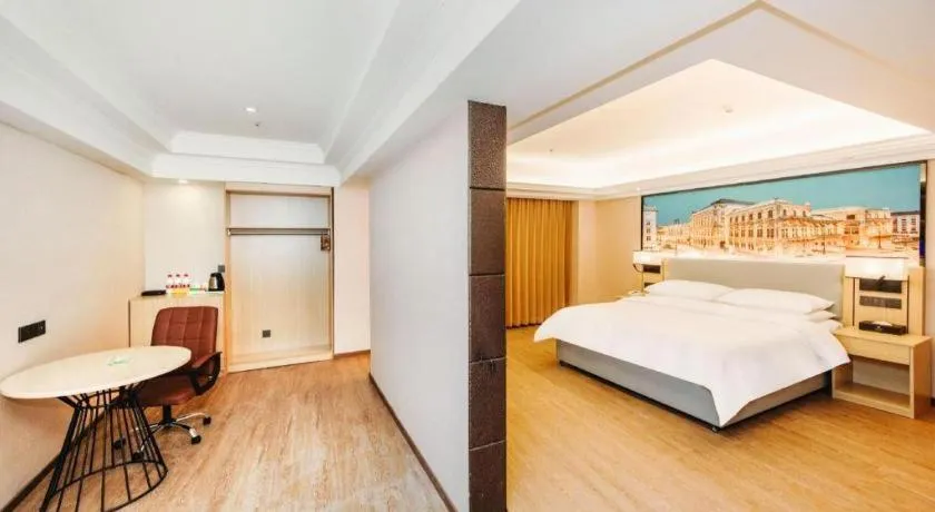 Bed in Vienna Hotel Yangzhou Outlets Plaza He Garden