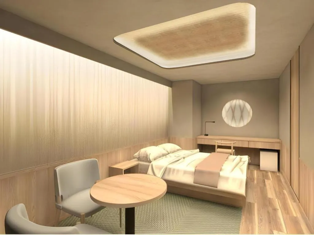 Bed in Hotel Ann Tsukiji