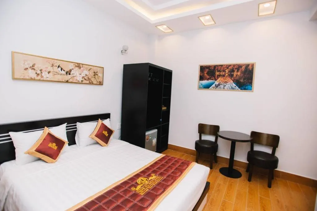 Bed in Thinh Gia Phat Hotel Hoang Hoa Tham