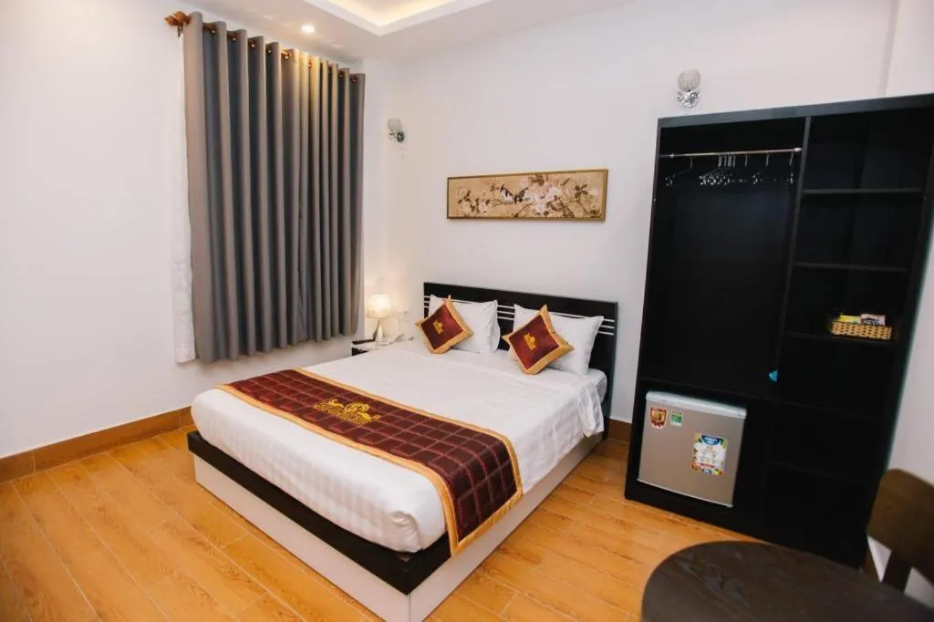 Bed in Thinh Gia Phat Hotel Hoang Hoa Tham