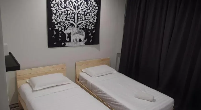 Bed in De Chukai Hotel