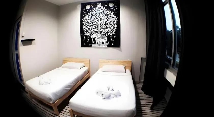 Bed in De Chukai Hotel