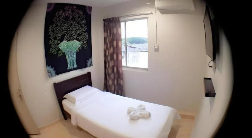 Bed in De Chukai Hotel