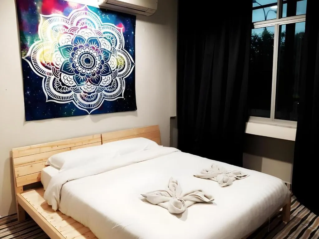 Bed in De Chukai Hotel