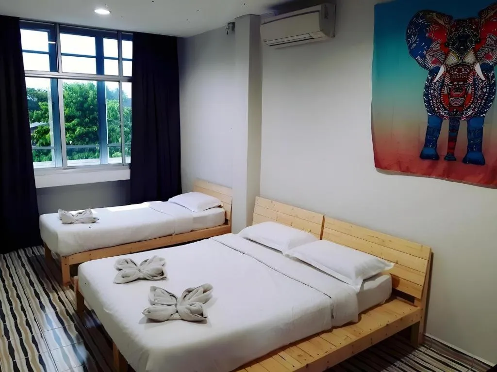 Bed in De Chukai Hotel