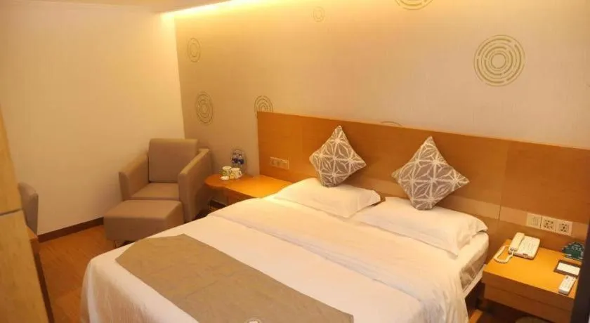Bed in GreenTree Inn Nanjing Jiangning District Dongqi Road Vehicle 4S Park Branch