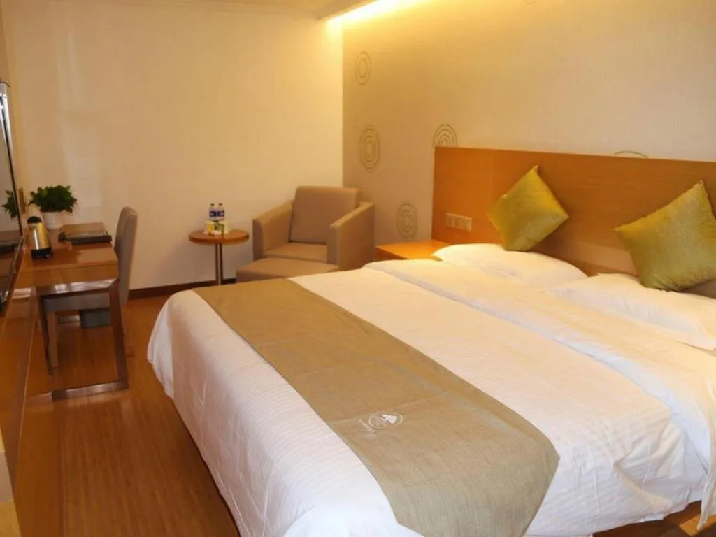 Bed in GreenTree Inn Nanjing Jiangning District Dongqi Road Vehicle 4S Park Branch