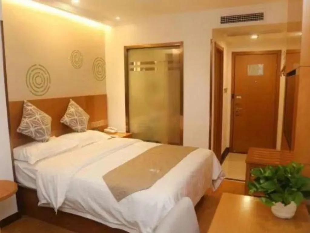 Bed in GreenTree Inn Nanjing Jiangning District Dongqi Road Vehicle 4S Park Branch
