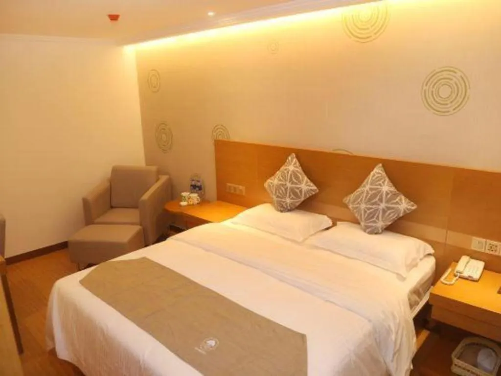 Bed in GreenTree Inn Nanjing Jiangning District Dongqi Road Vehicle 4S Park Branch