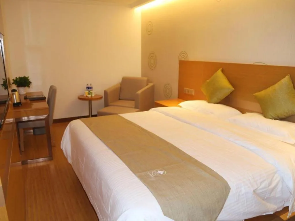 Bed in GreenTree Inn Nanjing Jiangning District Dongqi Road Vehicle 4S Park Branch