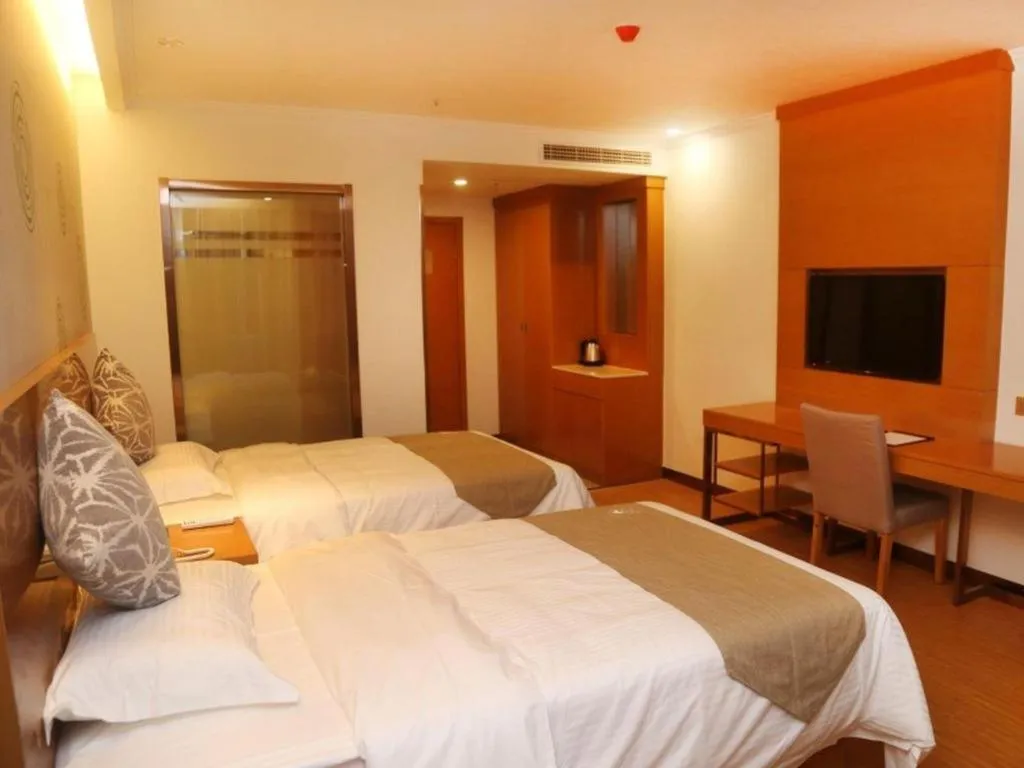 Bed in GreenTree Inn Nanjing Jiangning District Dongqi Road Vehicle 4S Park Branch