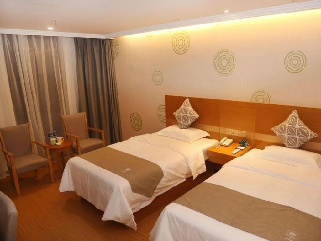 Bed in GreenTree Inn Nanjing Jiangning District Dongqi Road Vehicle 4S Park Branch