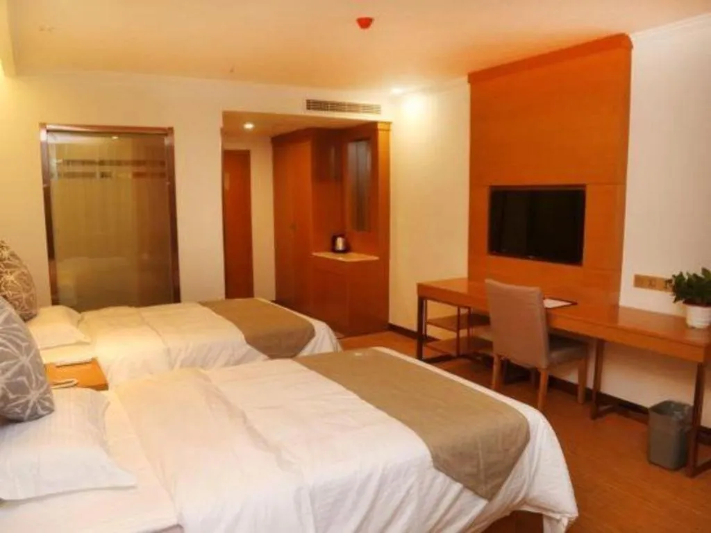 Bed in GreenTree Inn Nanjing Jiangning District Dongqi Road Vehicle 4S Park Branch