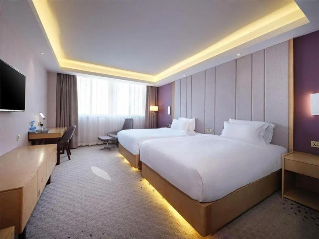 Bed in Lavande Hotel Yangzhou Railway Station Jiangwang RT-Mart