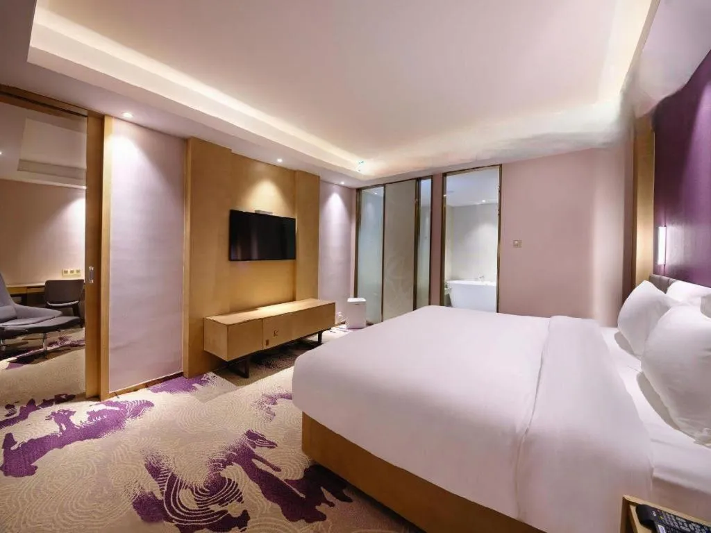 Bed in Lavande Hotel Yangzhou Railway Station Jiangwang RT-Mart