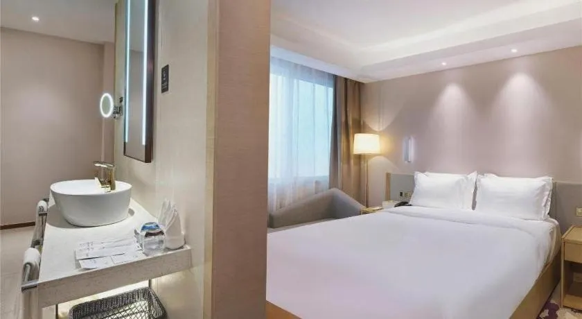 Bed in Lavande Hotel Yangzhou Railway Station Jiangwang RT-Mart