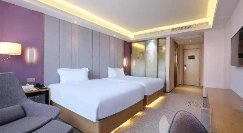 Bed in Lavande Hotel Yangzhou Railway Station Jiangwang RT-Mart