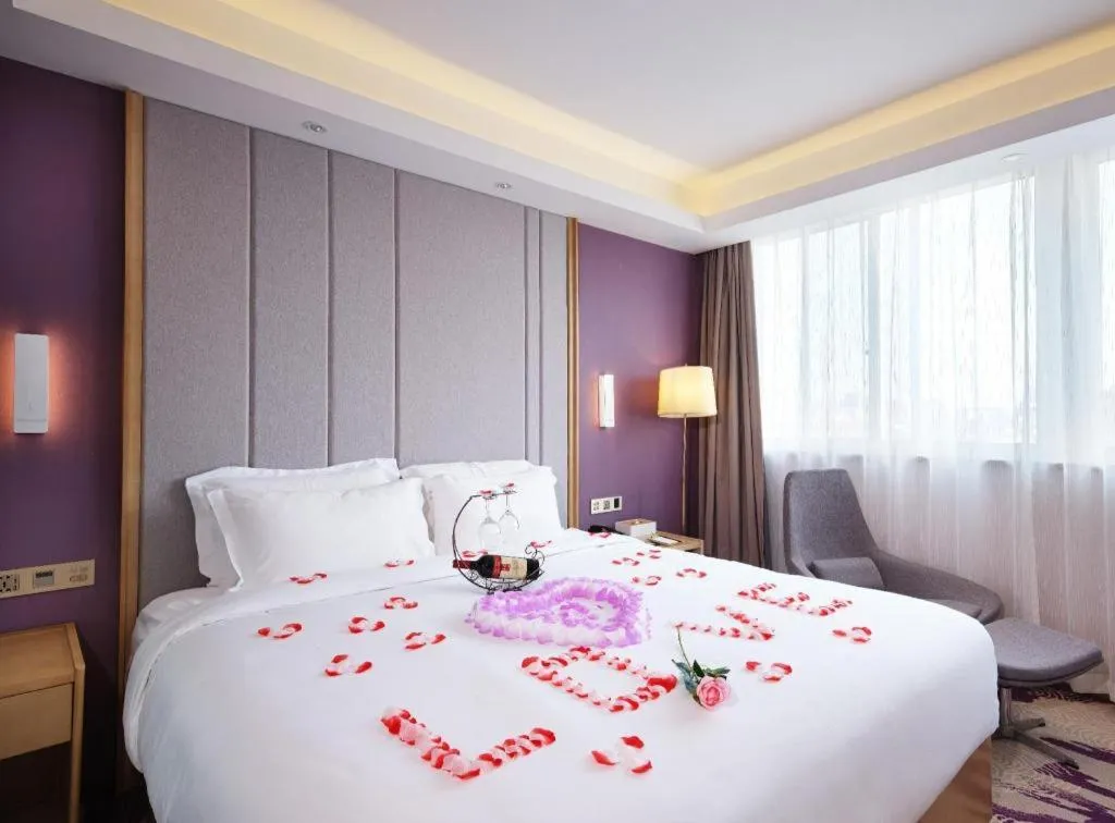 Bed in Lavande Hotel Yangzhou Railway Station Jiangwang RT-Mart