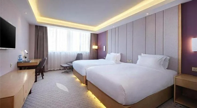 Bed in Lavande Hotel Yangzhou Railway Station Jiangwang RT-Mart