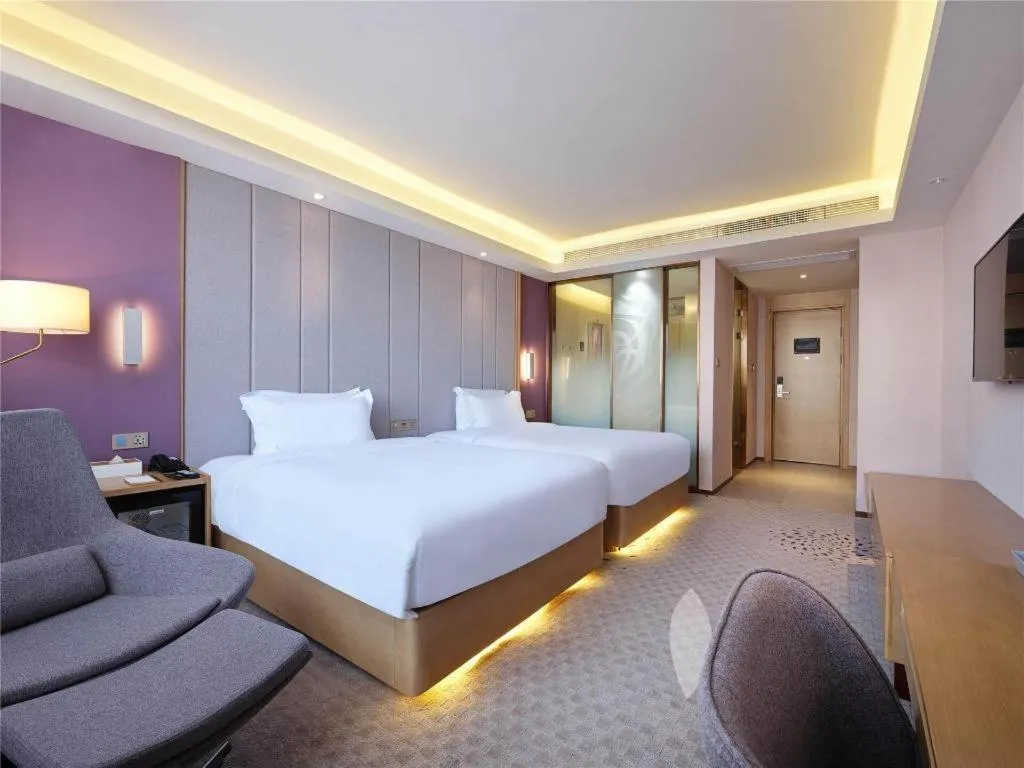 Bed in Lavande Hotel Yangzhou Railway Station Jiangwang RT-Mart