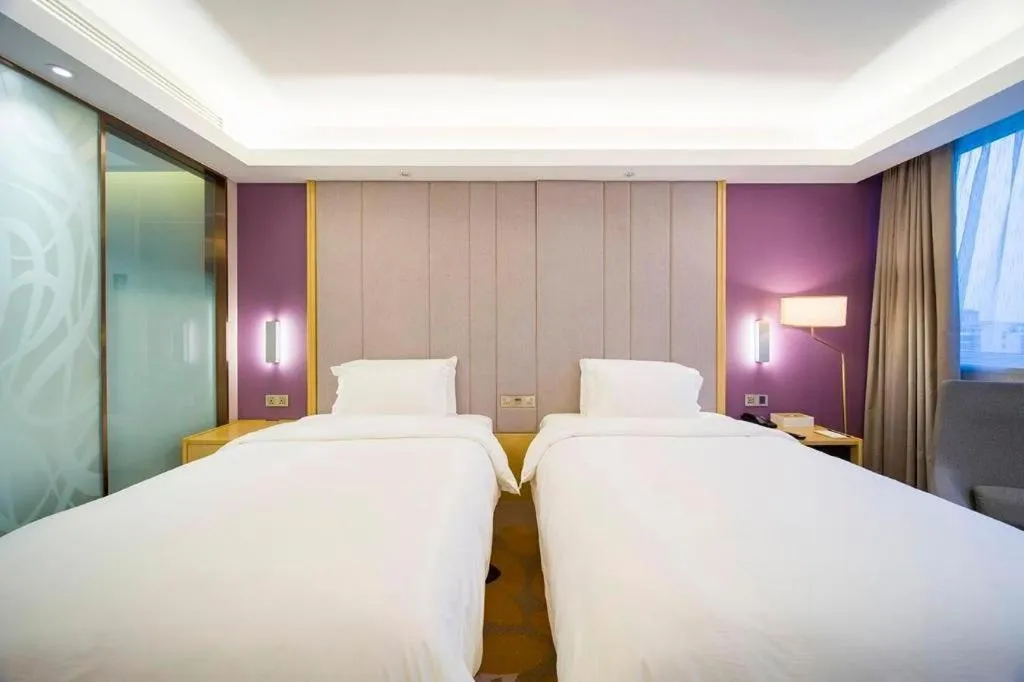 Bed in Lavande Hotel Yangzhou Railway Station Jiangwang RT-Mart