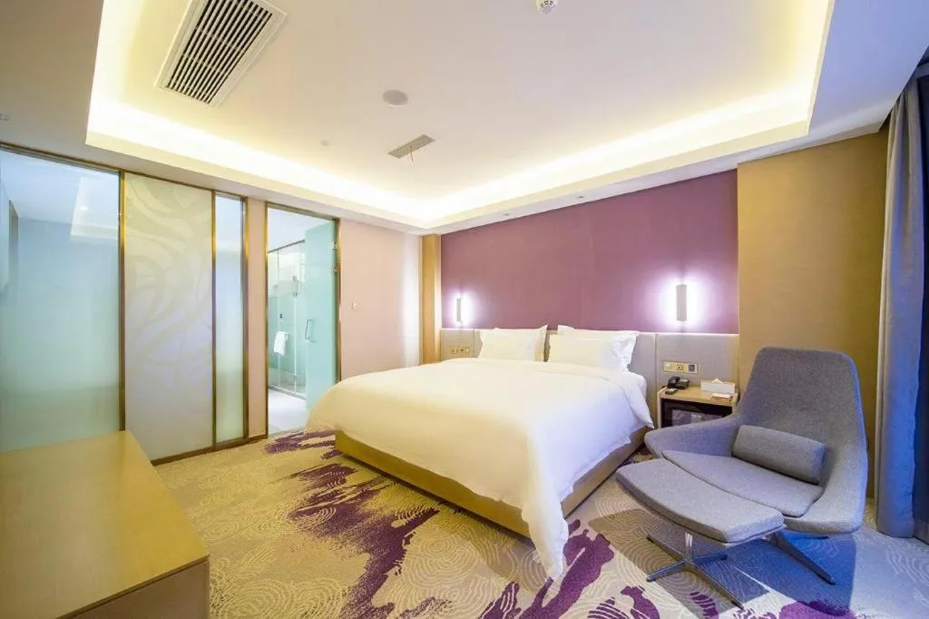 Bed in Lavande Hotel Yangzhou Railway Station Jiangwang RT-Mart