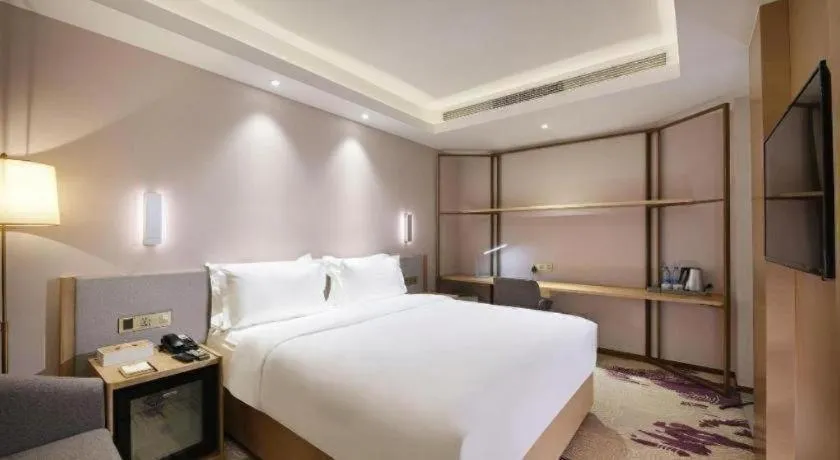 Bed in Lavande Hotel Yangzhou Railway Station Jiangwang RT-Mart