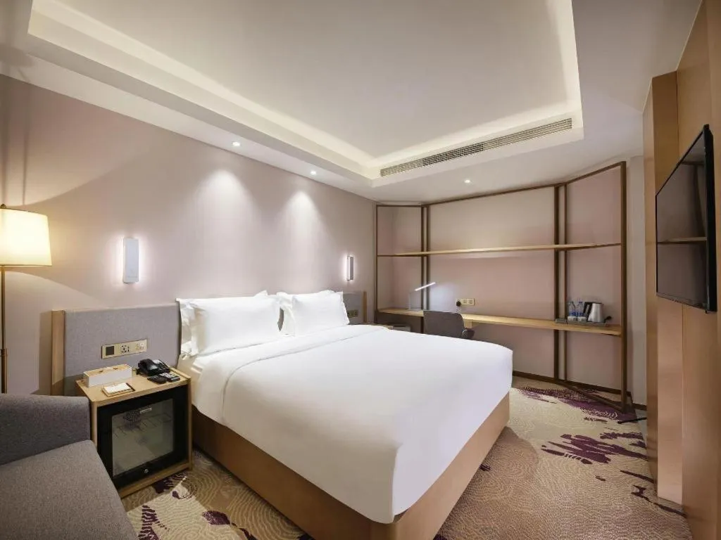 Bed in Lavande Hotel Yangzhou Railway Station Jiangwang RT-Mart