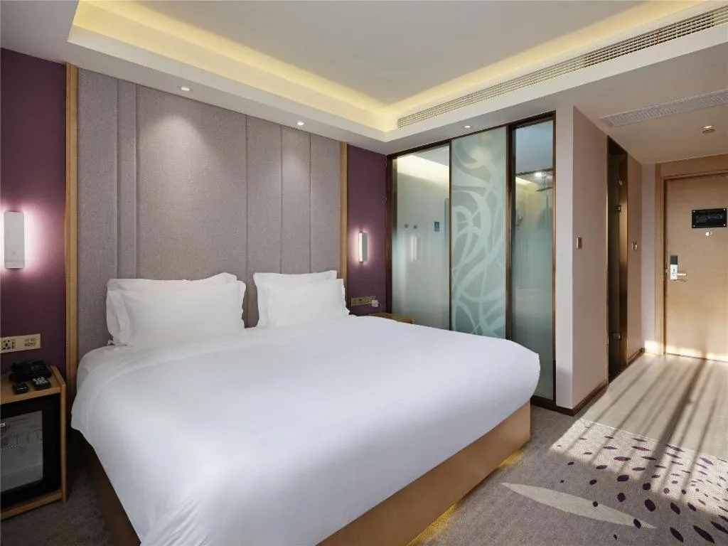 Bed in Lavande Hotel Yangzhou Railway Station Jiangwang RT-Mart