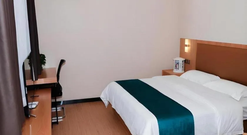 Bed in GreenTree Inn Huangshi Huahu Development Zone Daquan Road