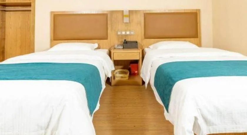 Bed in GreenTree Inn Huangshi Huahu Development Zone Daquan Road