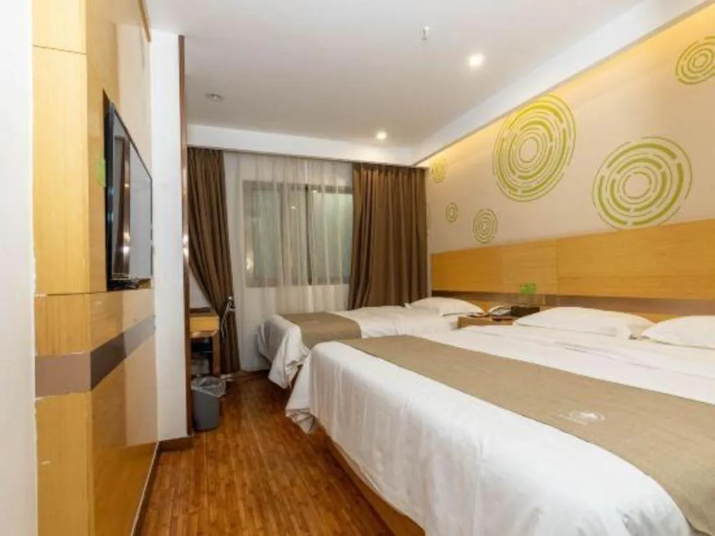 Bed in GreenTree Inn Huangshi Huahu Development Zone Daquan Road