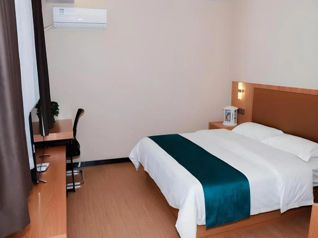 Bed in GreenTree Inn Huangshi Huahu Development Zone Daquan Road