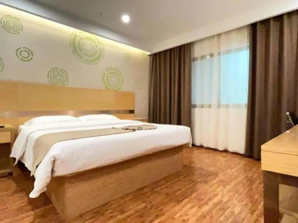 Bed in GreenTree Inn Huangshi Huahu Development Zone Daquan Road