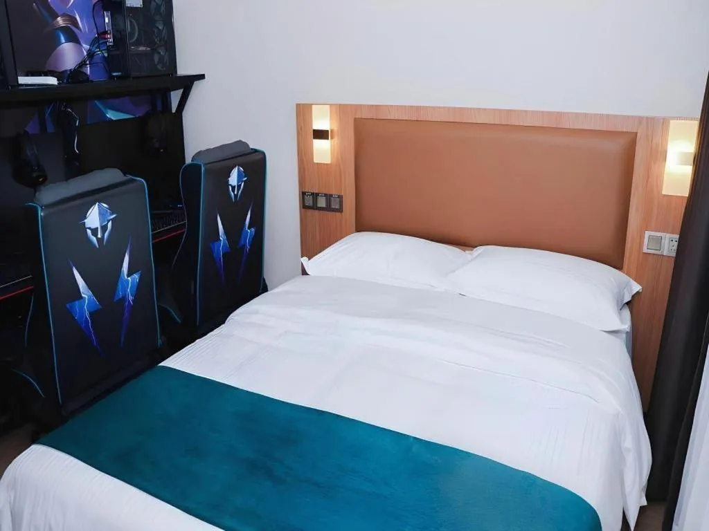 Bed in GreenTree Inn Huangshi Huahu Development Zone Daquan Road