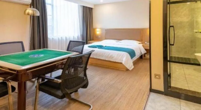 Bed in GreenTree Inn Huangshi Huahu Development Zone Daquan Road