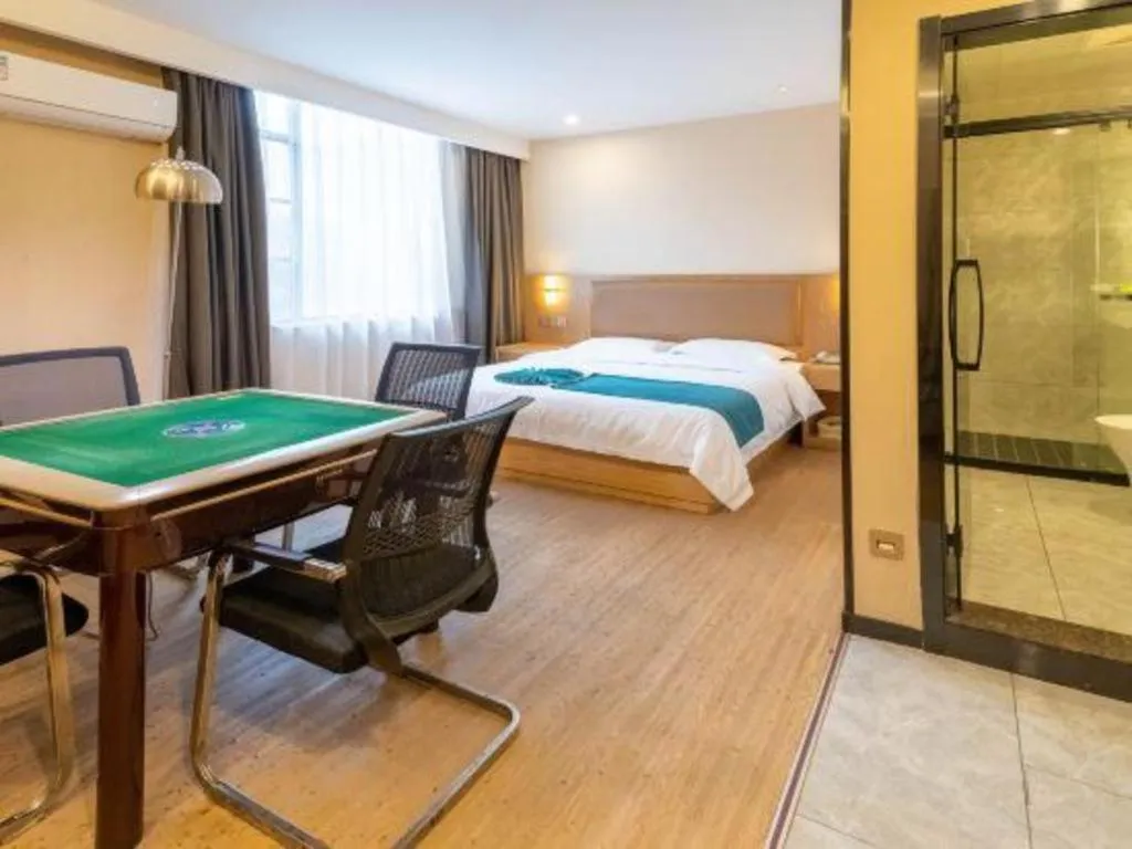 Bed in GreenTree Inn Huangshi Huahu Development Zone Daquan Road