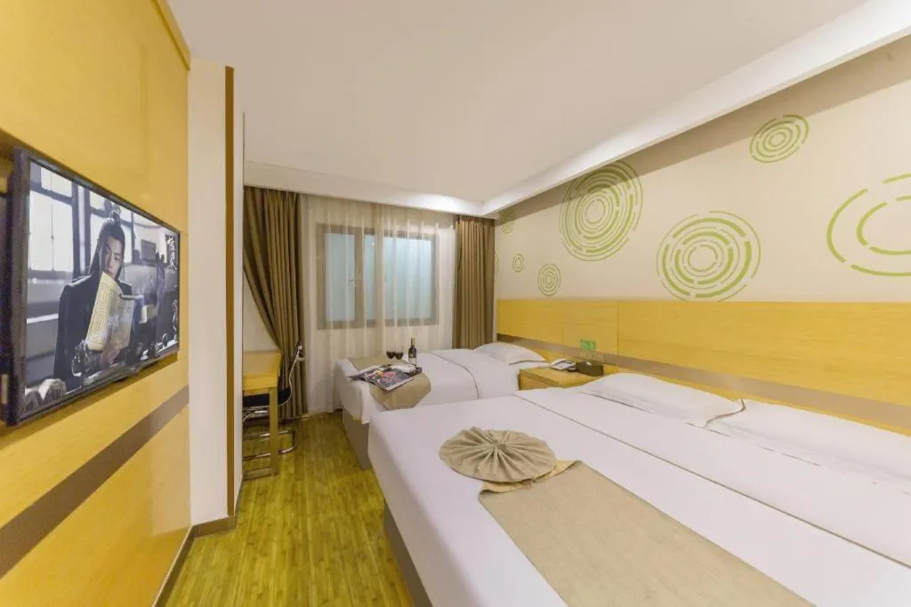 Bed in GreenTree Inn Huangshi Huahu Development Zone Daquan Road