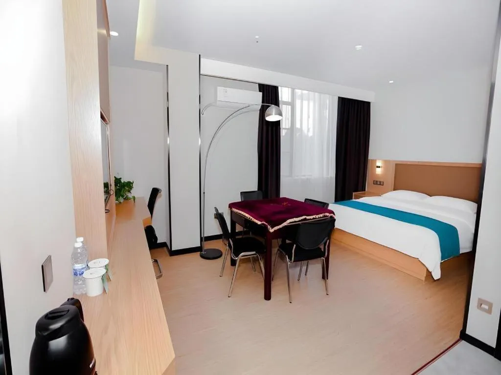 Bed in GreenTree Inn Huangshi Huahu Development Zone Daquan Road