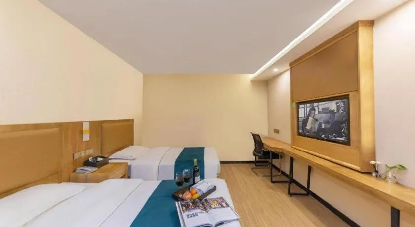 Bed in GreenTree Inn Huangshi Huahu Development Zone Daquan Road