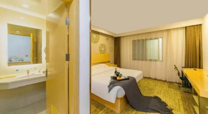 Bed in GreenTree Inn Huangshi Huahu Development Zone Daquan Road