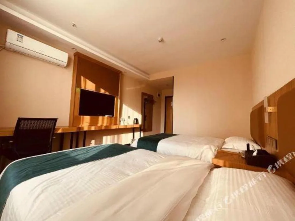 Bed in GreenTree Inn Huangshi Huahu Development Zone Daquan Road