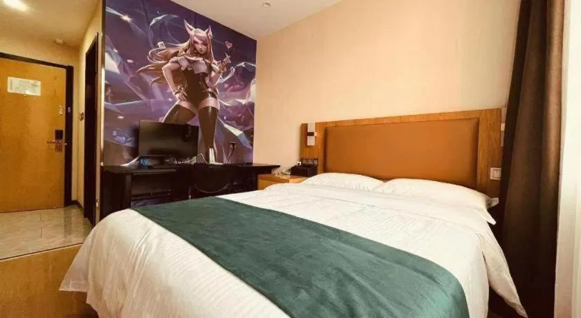 Bed in GreenTree Inn Huangshi Huahu Development Zone Daquan Road